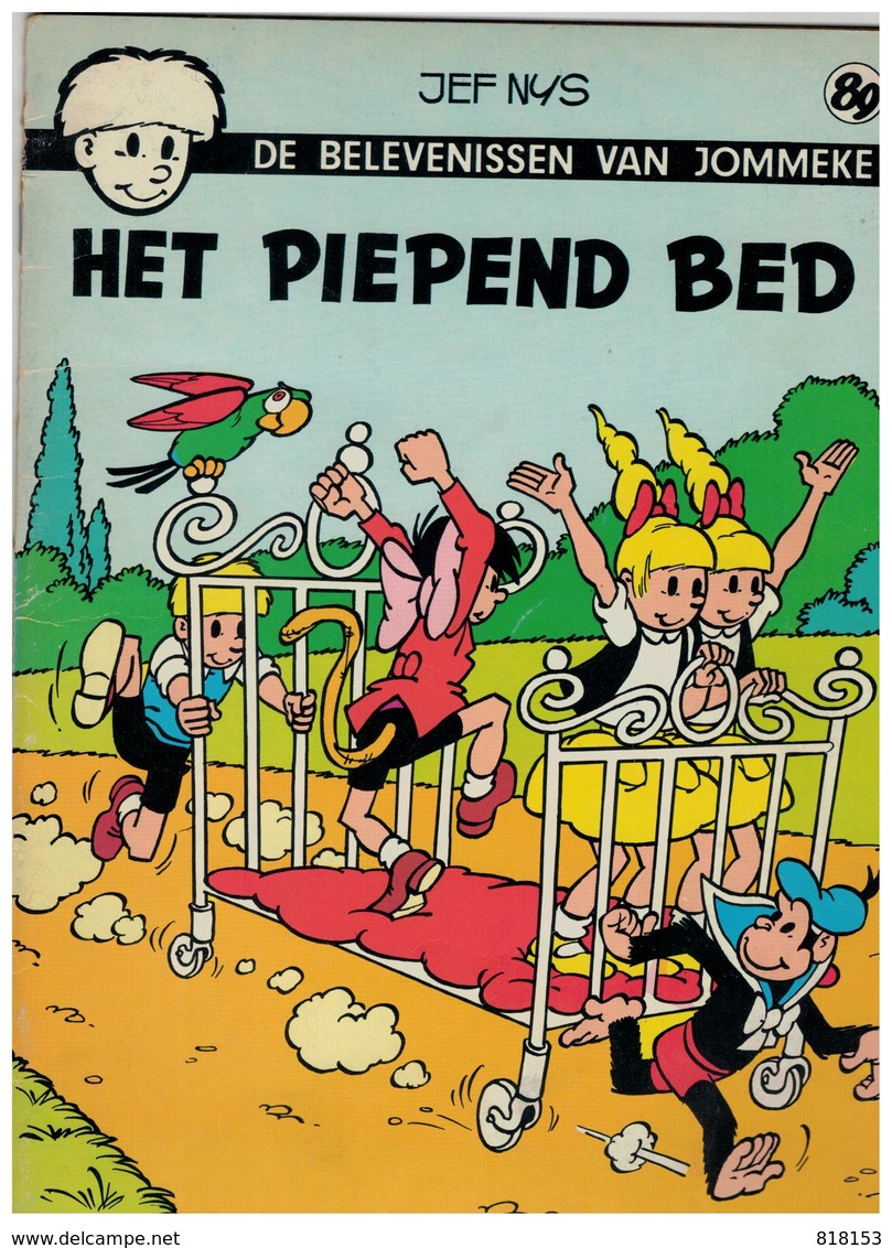 DE BELEVENISSEN VAN JOMMEKE    HET PIEPEND BED  89 JEF NYS - Jommeke