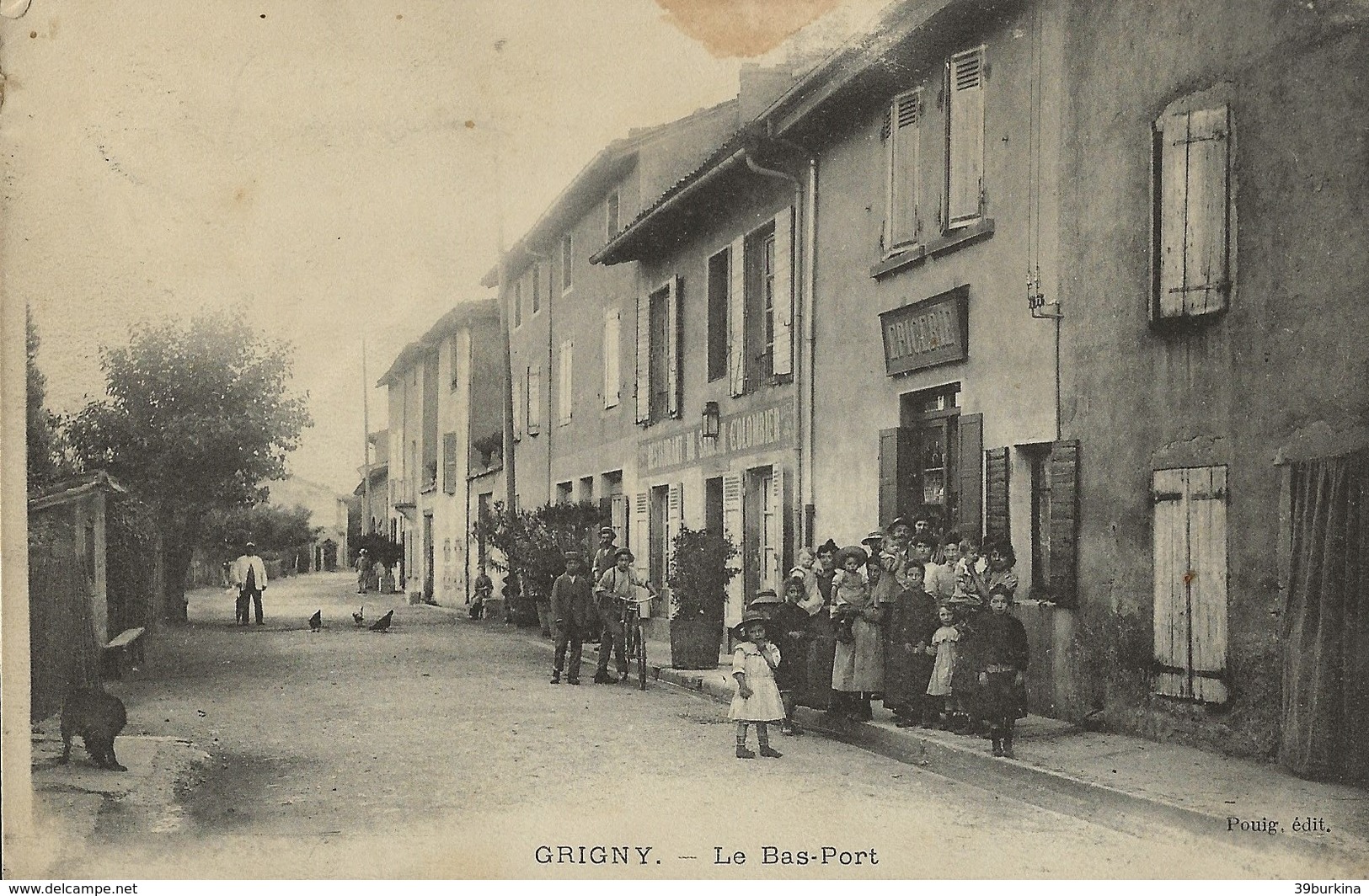 GRIGNY  Le Bas-Port 1905/20 - Grigny