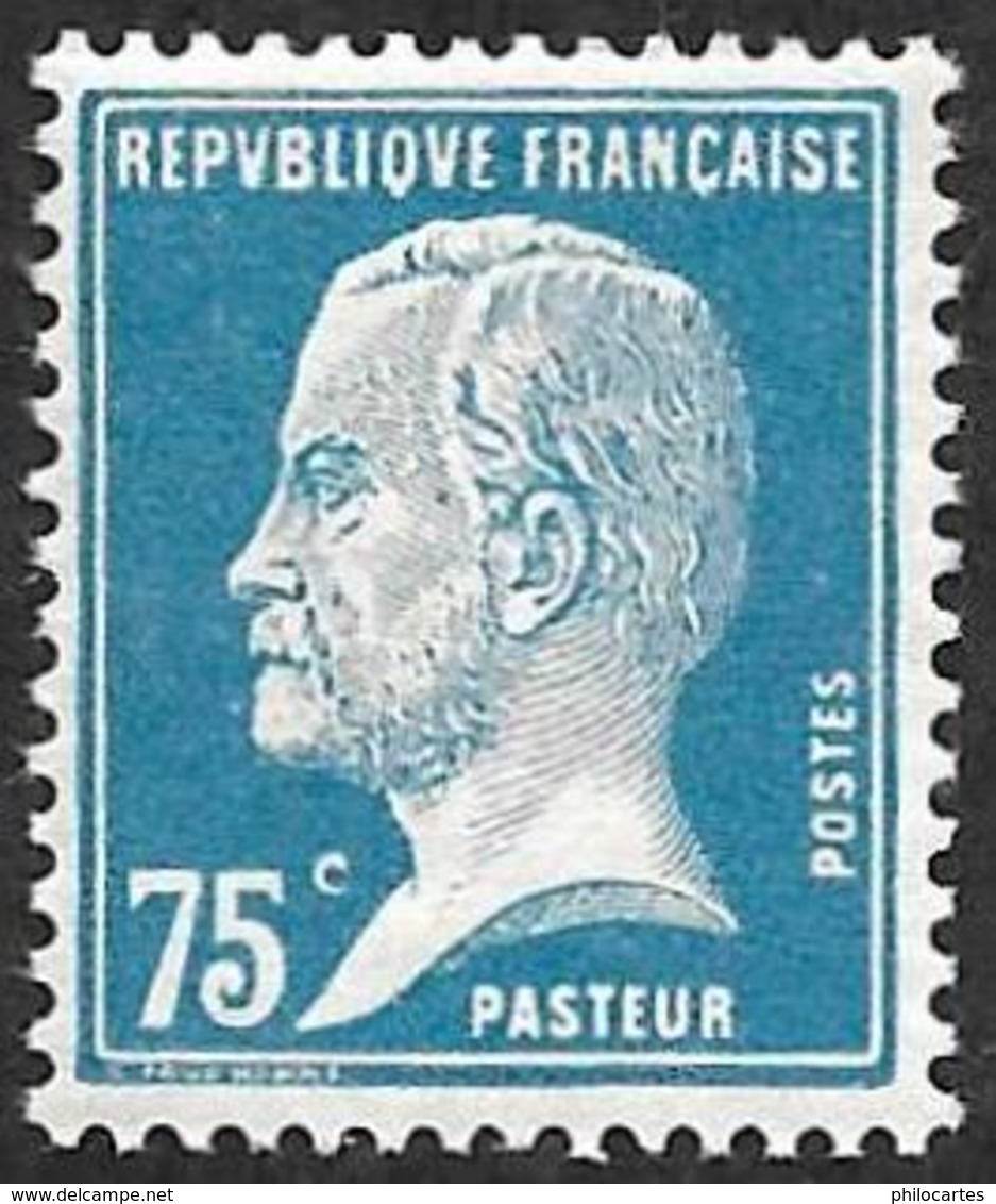 FRANCE 1926 - Y&T 177 - Pasteur 75c - NEUF** - Cote  8e - 1922-26 Pasteur