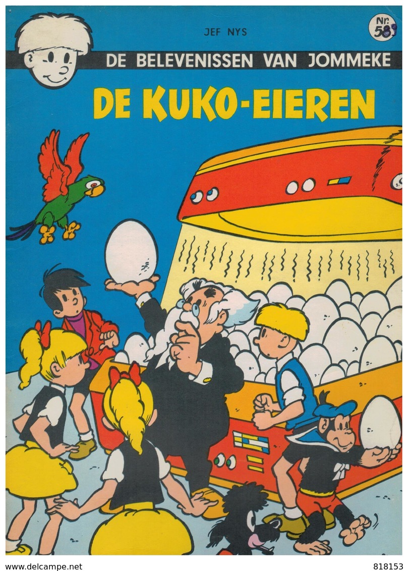 DE BELEVENISSEN VAN  JOMMEKE  JEF NYS  DE KUKO-EIEREN  Nr.58 - Jommeke