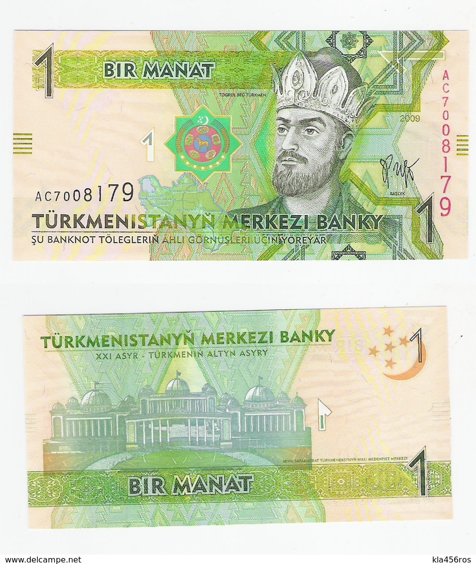 Turkmenistan  P. 22  1 Manat 2009  AC 7008179 UNC - Turkmenistan