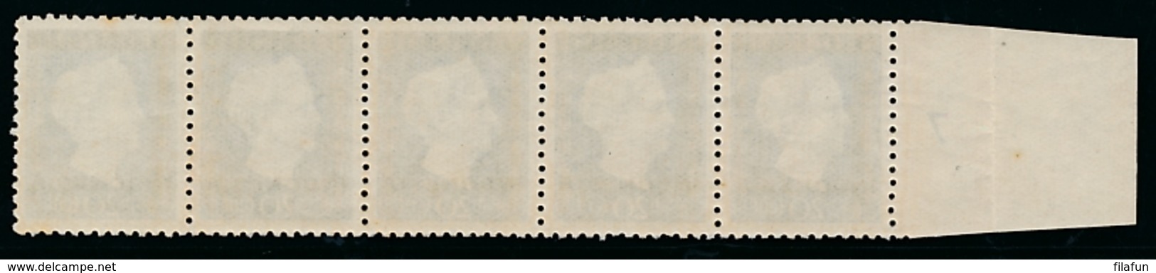 Nederlands Indië / Indonesia - 1948 - Indonesia Opdruk Op 20 Cent In Strip Van 5 Met 2 Plaatfouten - Postfris / MNH - Nederlands-Indië