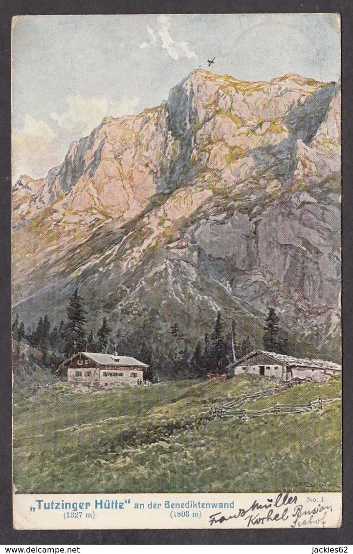 106450/ BAYERN, Tutzinger Hütte An Der Benediktenwand - Other & Unclassified