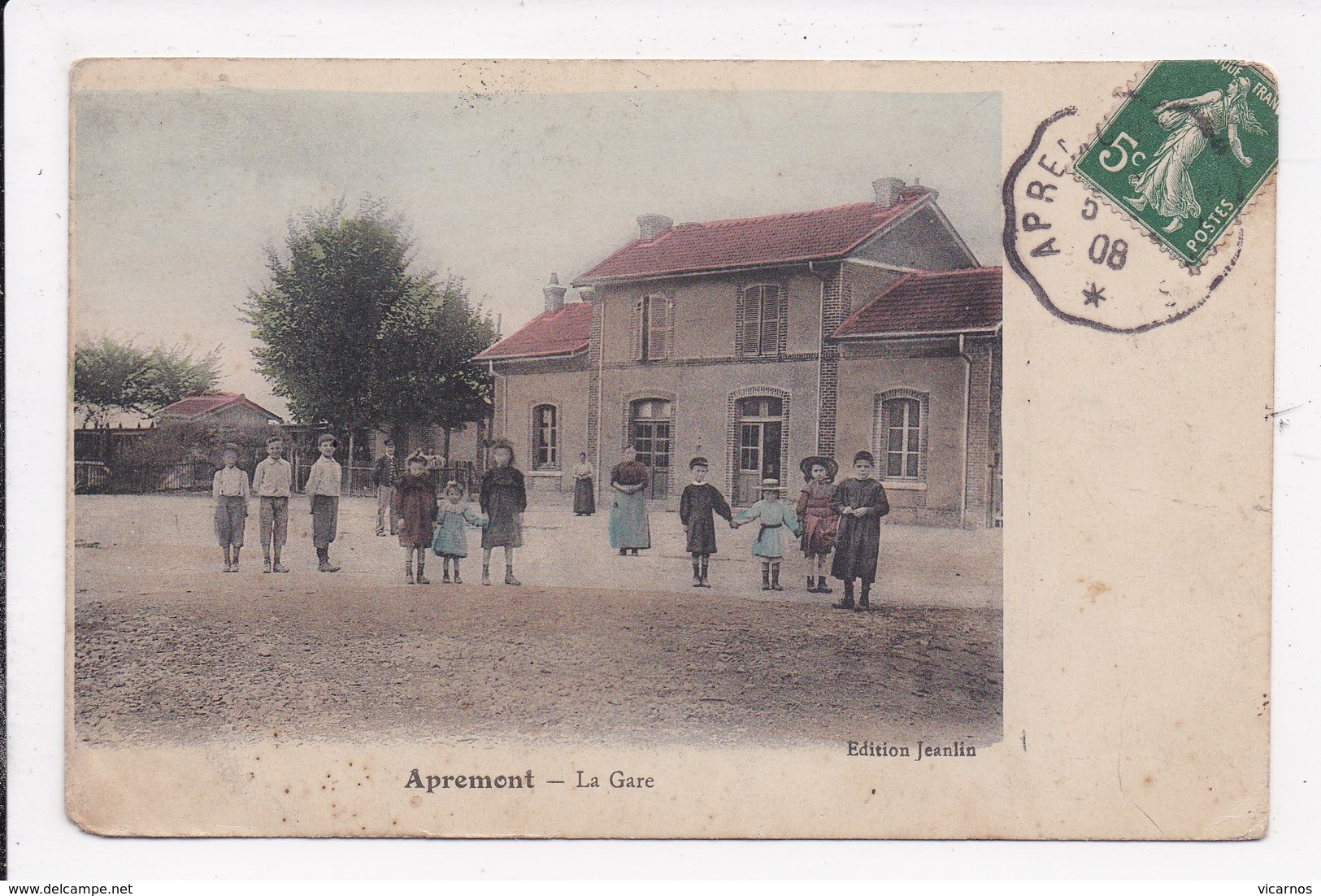 CP 08 APREMONT La Gare - Autres & Non Classés