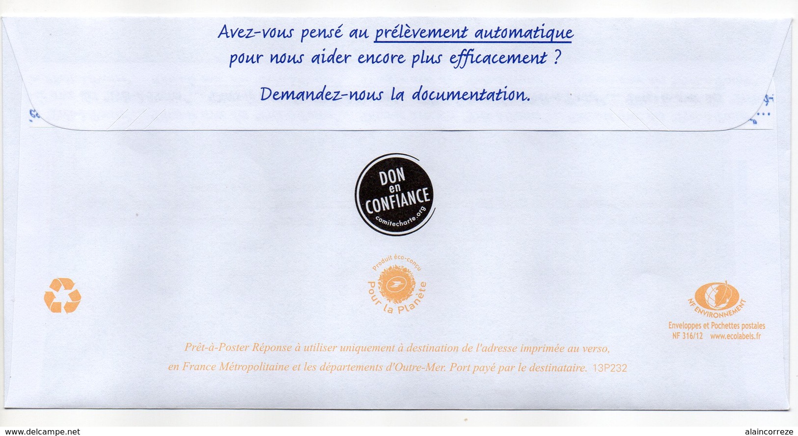 Entier Postal PAP POSTREPONSE NORD MARCQ EN BAROEUL FONDATION POUR LA RECHERCHE MEDICALE - Prêts-à-poster:reply