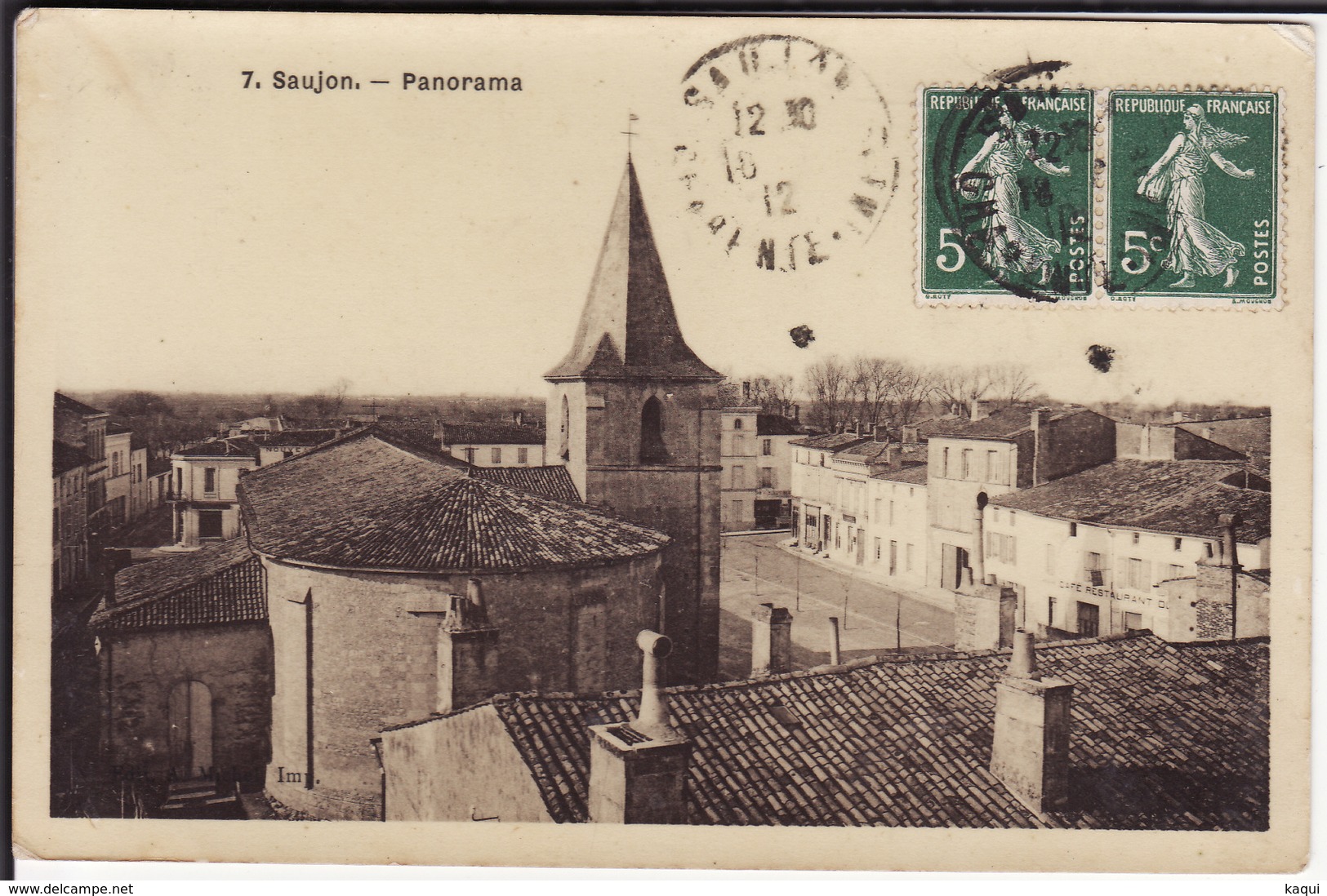 CHARENTE-MARITIME - SAUJON - Panorama - Saujon