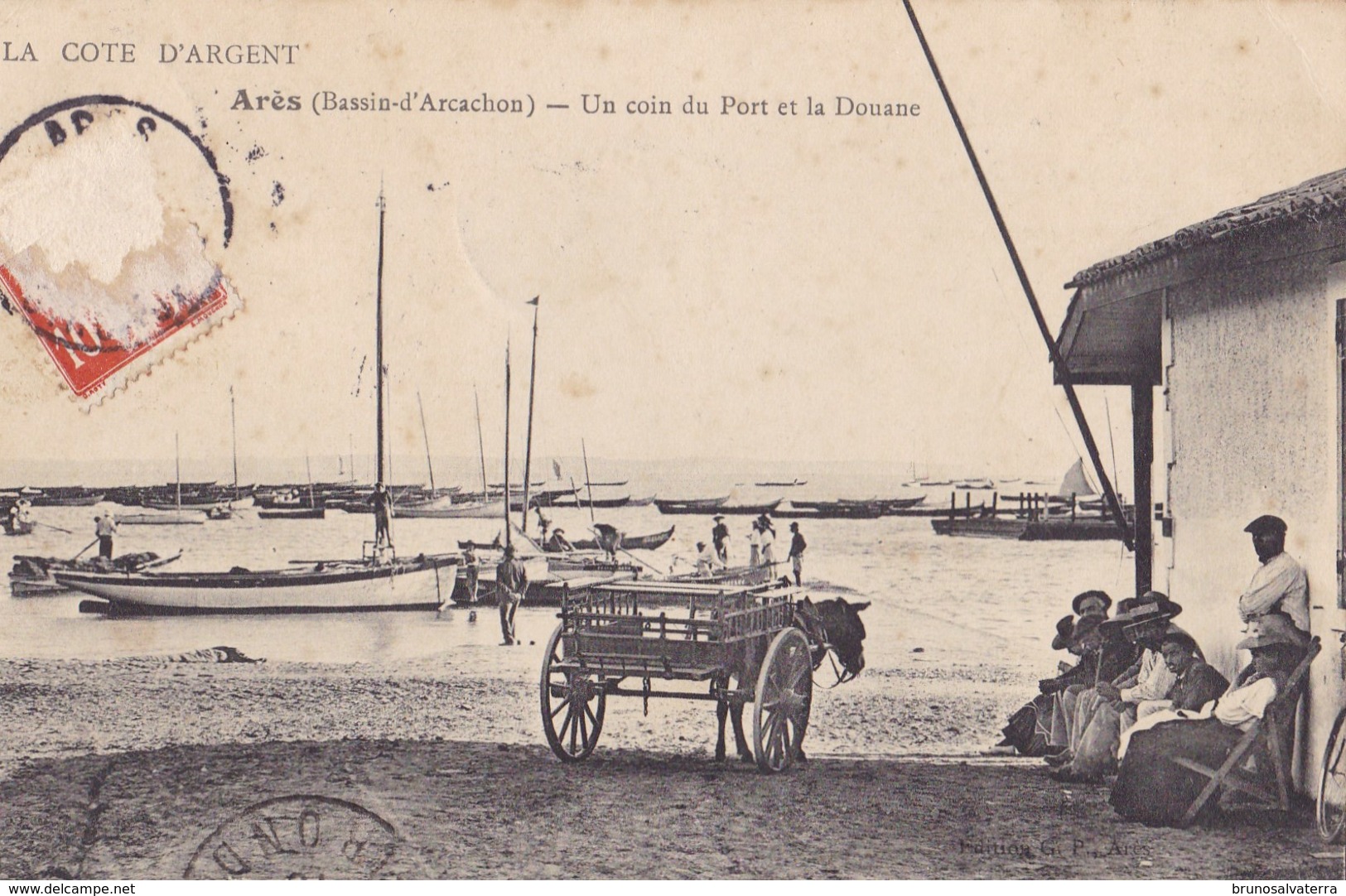 ARES - Un Coin Du Port Et La Douane - Arès