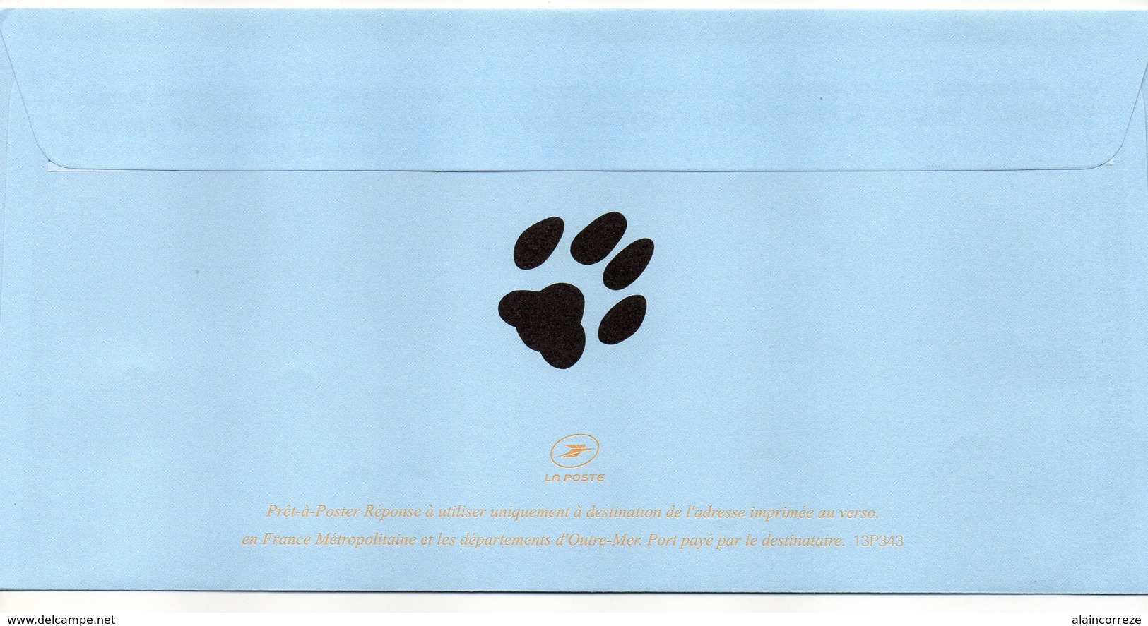 Entier Postal PAP POSTREPONSE PARIS FONDATION ASSISTANCE AUX ANIMAUX - Listos A Ser Enviados: Respuesta