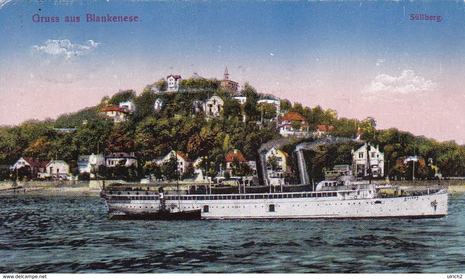 AK Gruss Aus Blankenese - Dampfer - 1924  (45452) - Blankenese