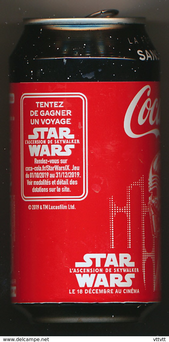 Canette Coca-Cola (France), Film STAR WARS "L'ascension De Skywalker", Le 18 Decembre 2019 Au Cinéma - Cannettes