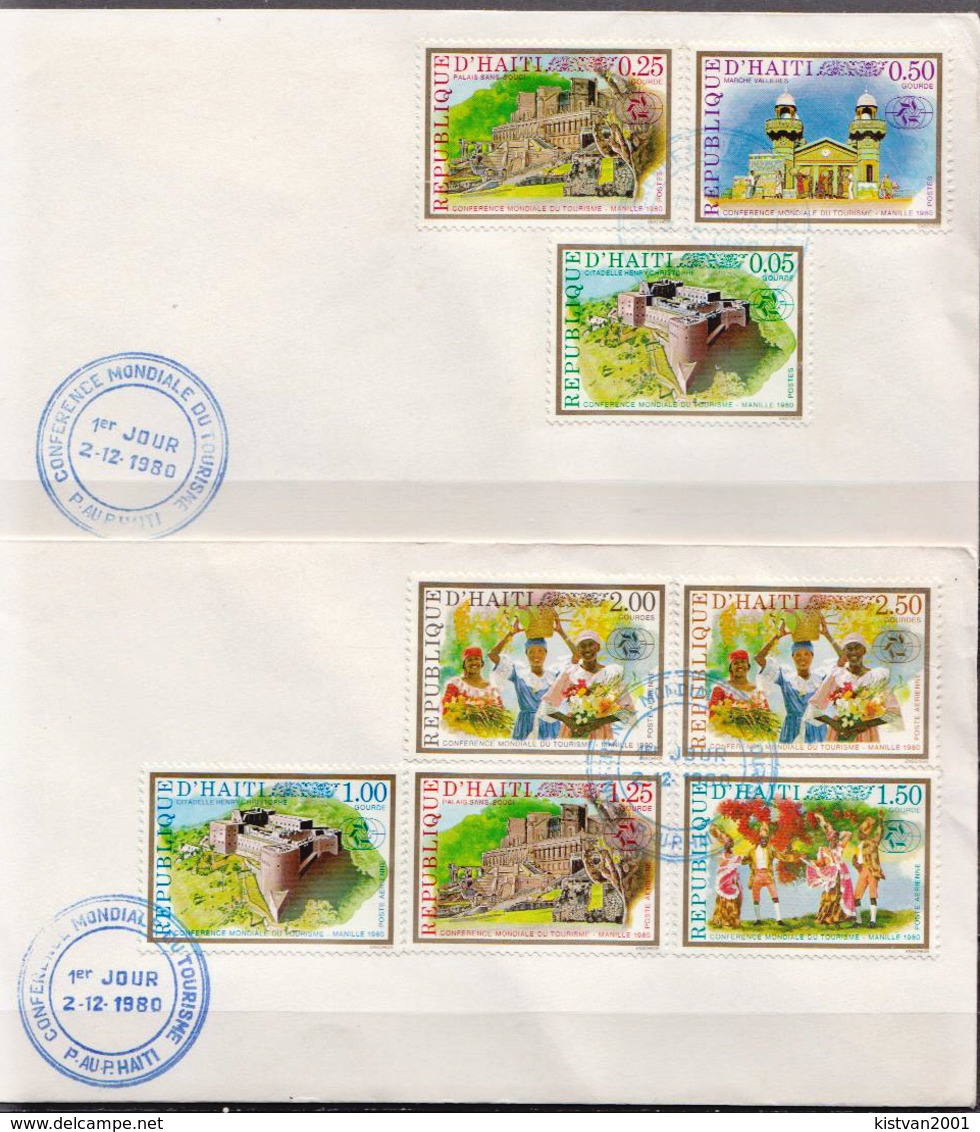 Haiti Set On 2 FDCs - Haití