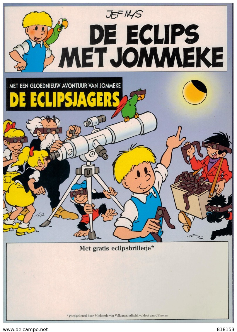 DE ECLIPS MET JOMMEKE - Jommeke