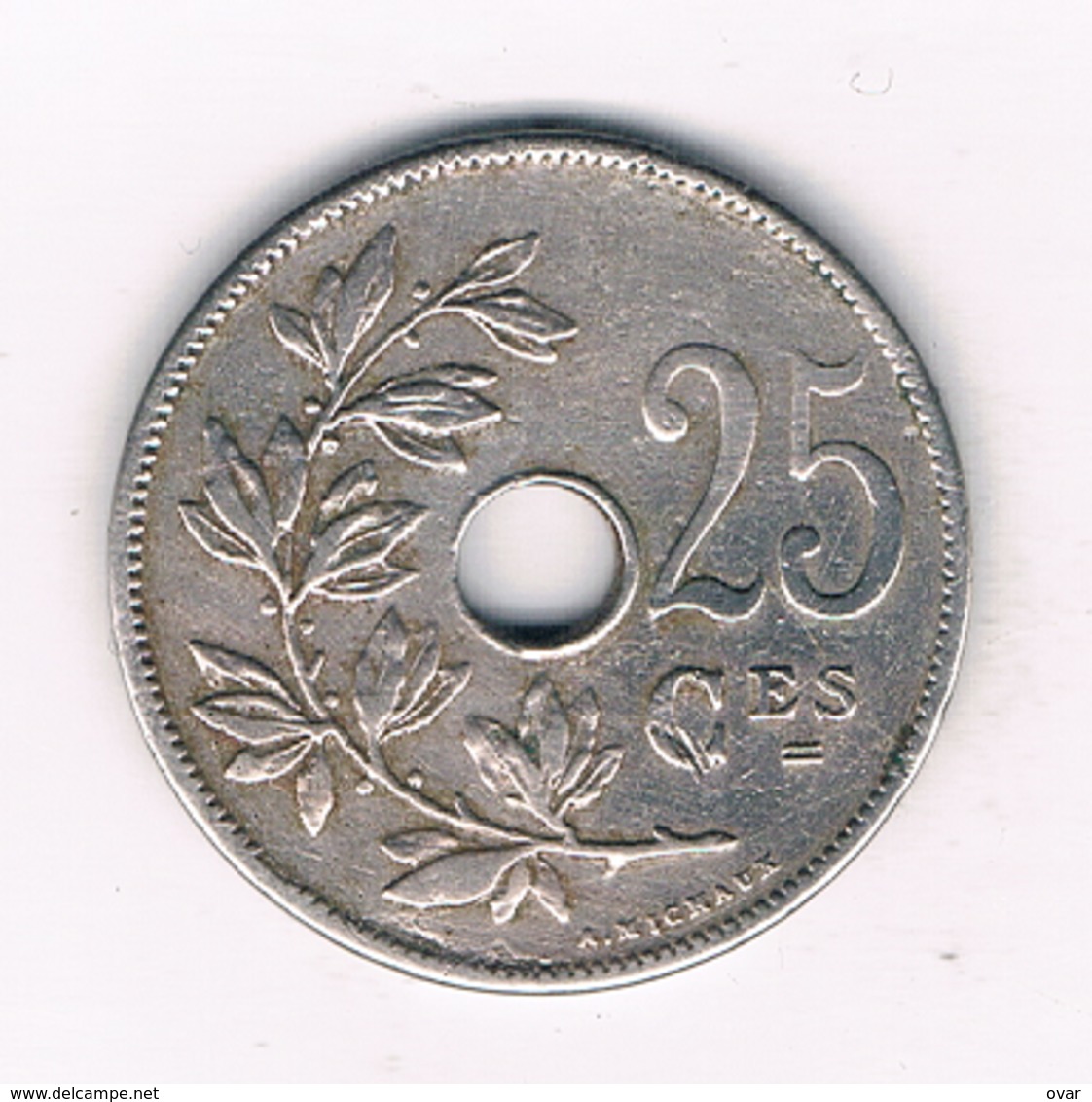 25 CENTIMES 1913 FR  BELGIE /9162/ - 25 Cent