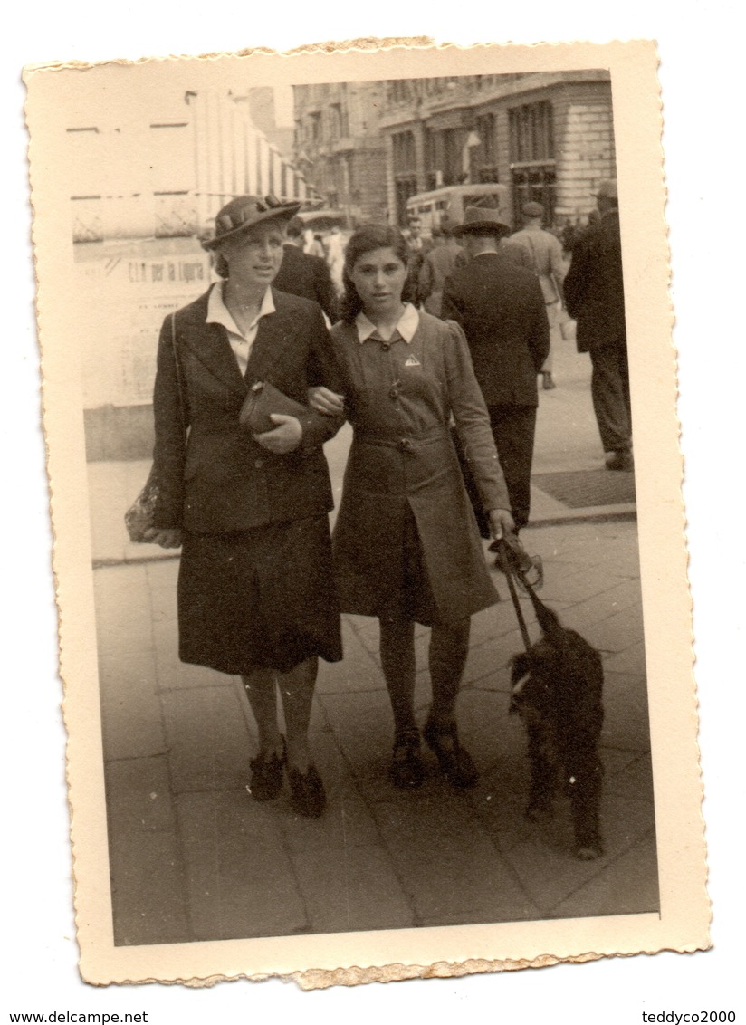 GENOVA Via XX Settembre 25 Aprile 1946 Passeggio Con Cane - Persone Identificate
