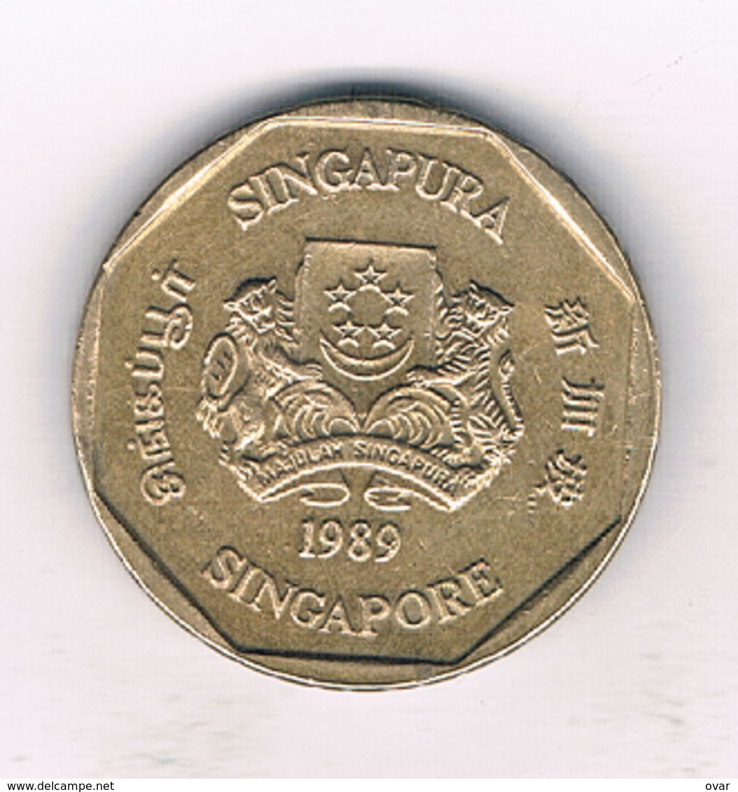 50 CENTS  1989 SINGAPORE /9172/ - Singapour