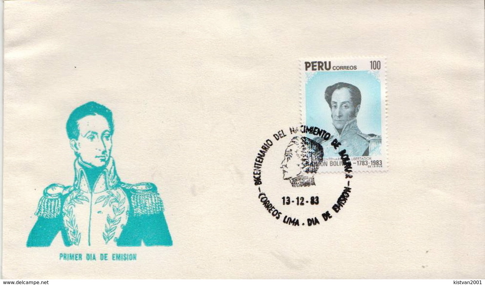 Peru Stamp On FDC - Pérou
