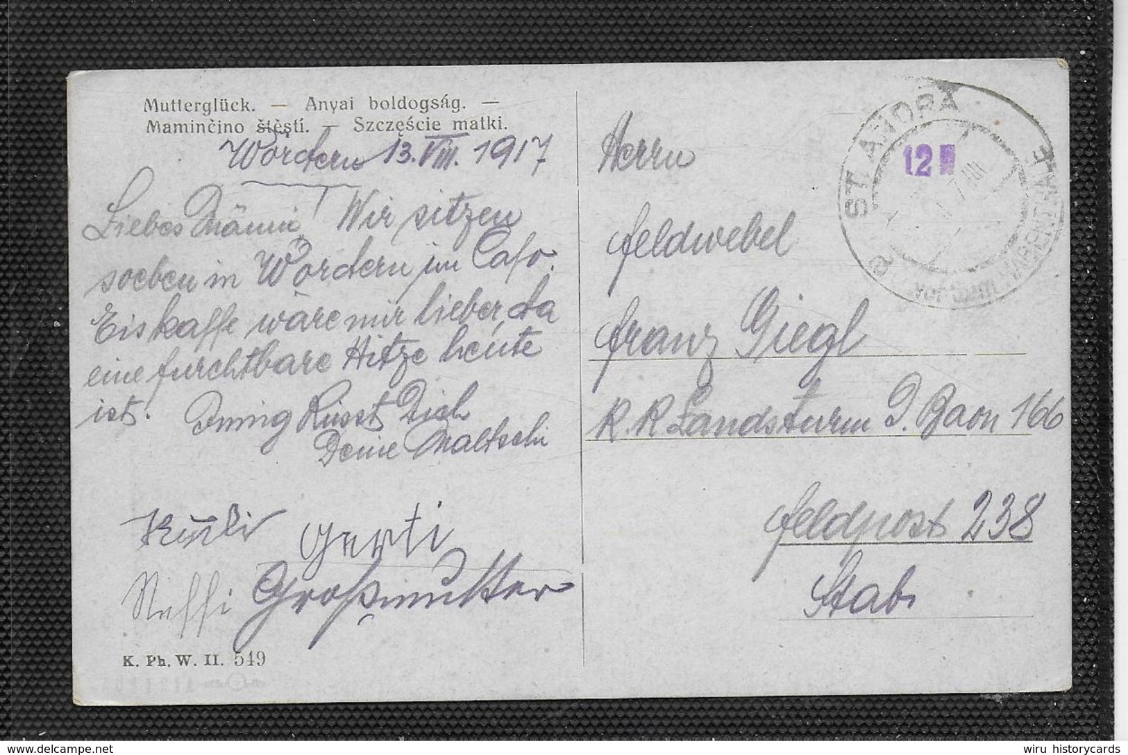 AK 0379  Mutterglück - Künstlerkarte Um 1917 - Portretten