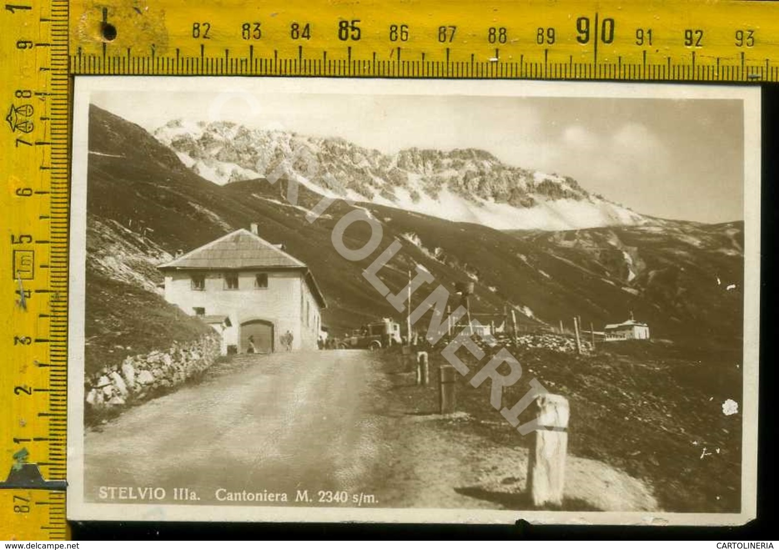 Sondrio  Stelvio IIIa. Cantoniera (piccole Spellature Sul Retro) - Sondrio