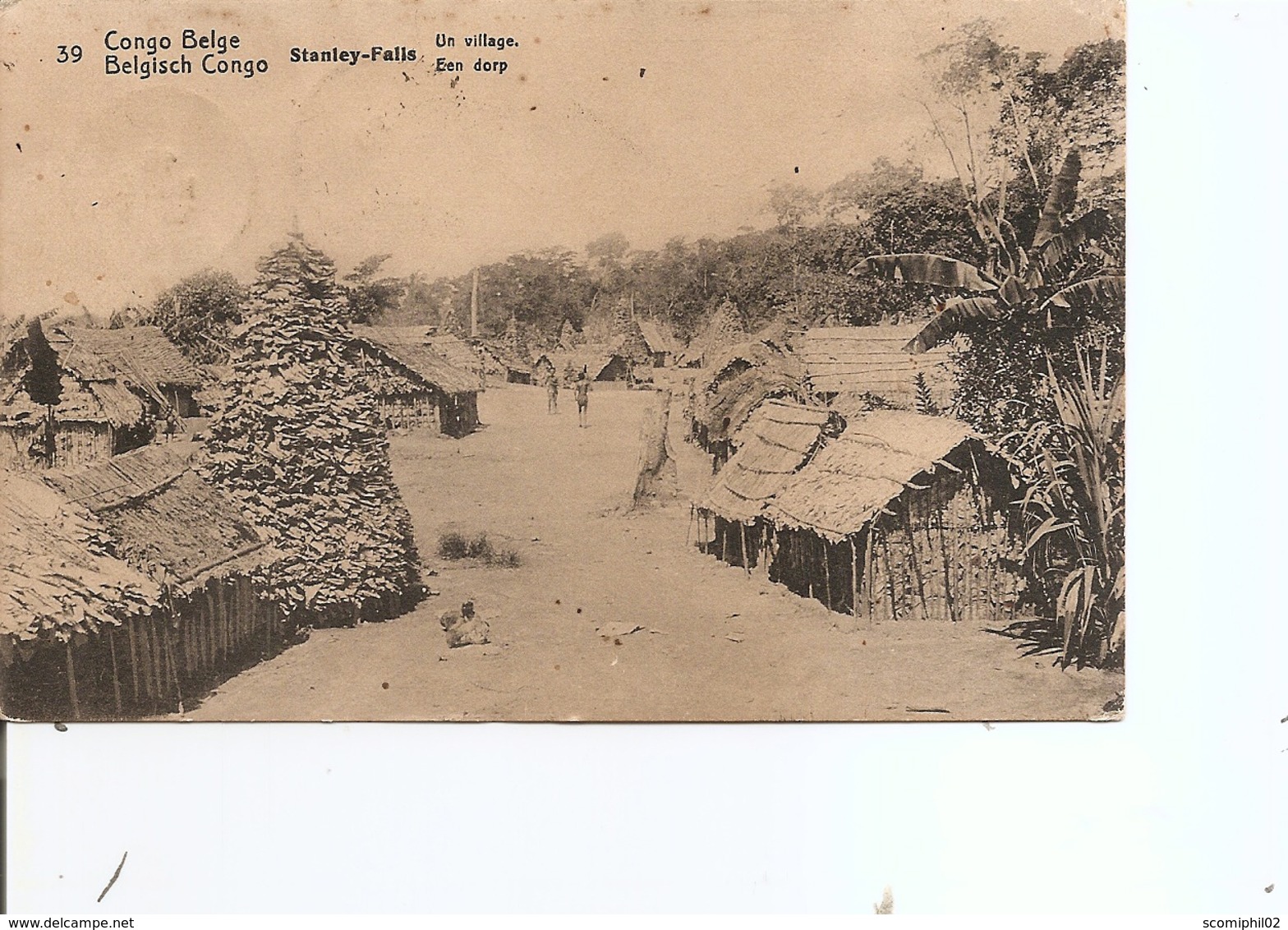 Congo Belge ( EP De 1918 De Dima Vers La Belgique à Voir) - Cartas & Documentos