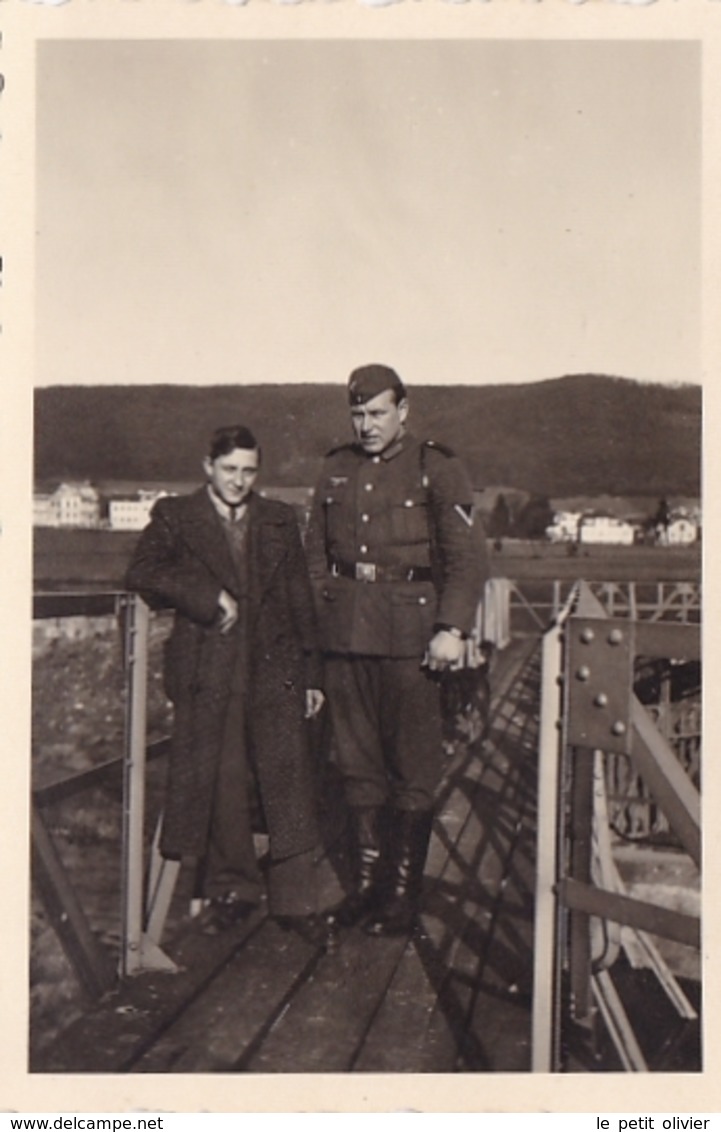 PHOTO ORIGINALE 39 / 45 WW2 WEHRMACHT FRANCE CHERBOURG SOLDAT ALLEMAND - Guerre, Militaire