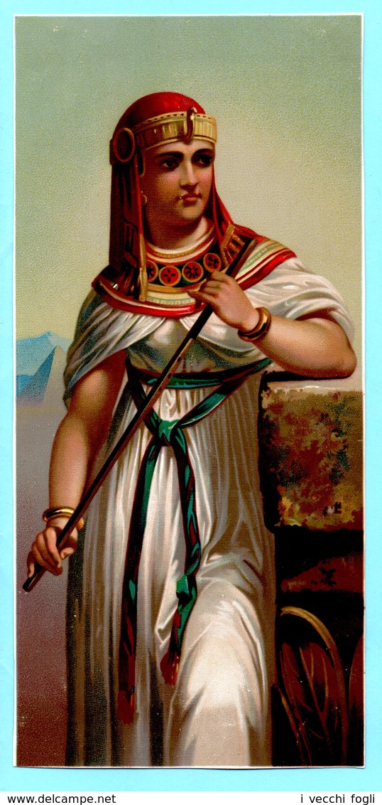 Chromo Grand Format Non Publicitaire. Princesse De L'ancien Egypte. Princess Of Ancient Egypt. - Otros & Sin Clasificación