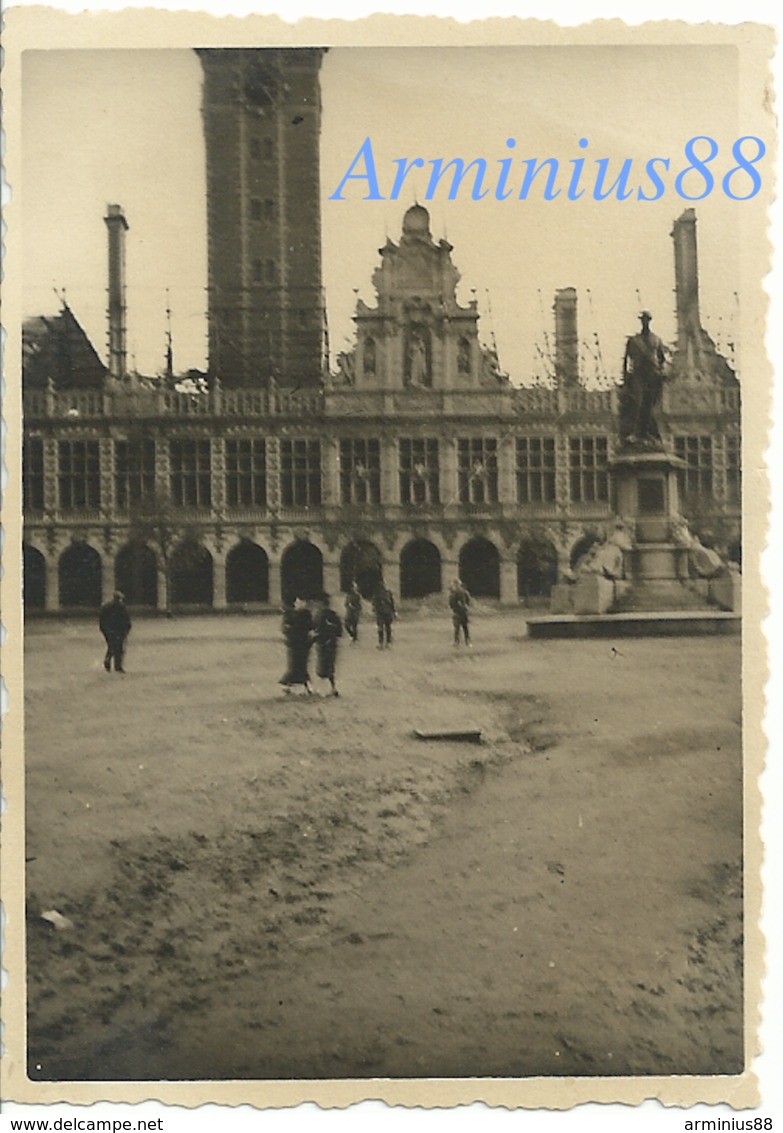 Campagne De France 1940 - Belgique - Louvain - Leuven - Bibliothèque De L'Université - Wehrmacht - Westfeldzug - War, Military