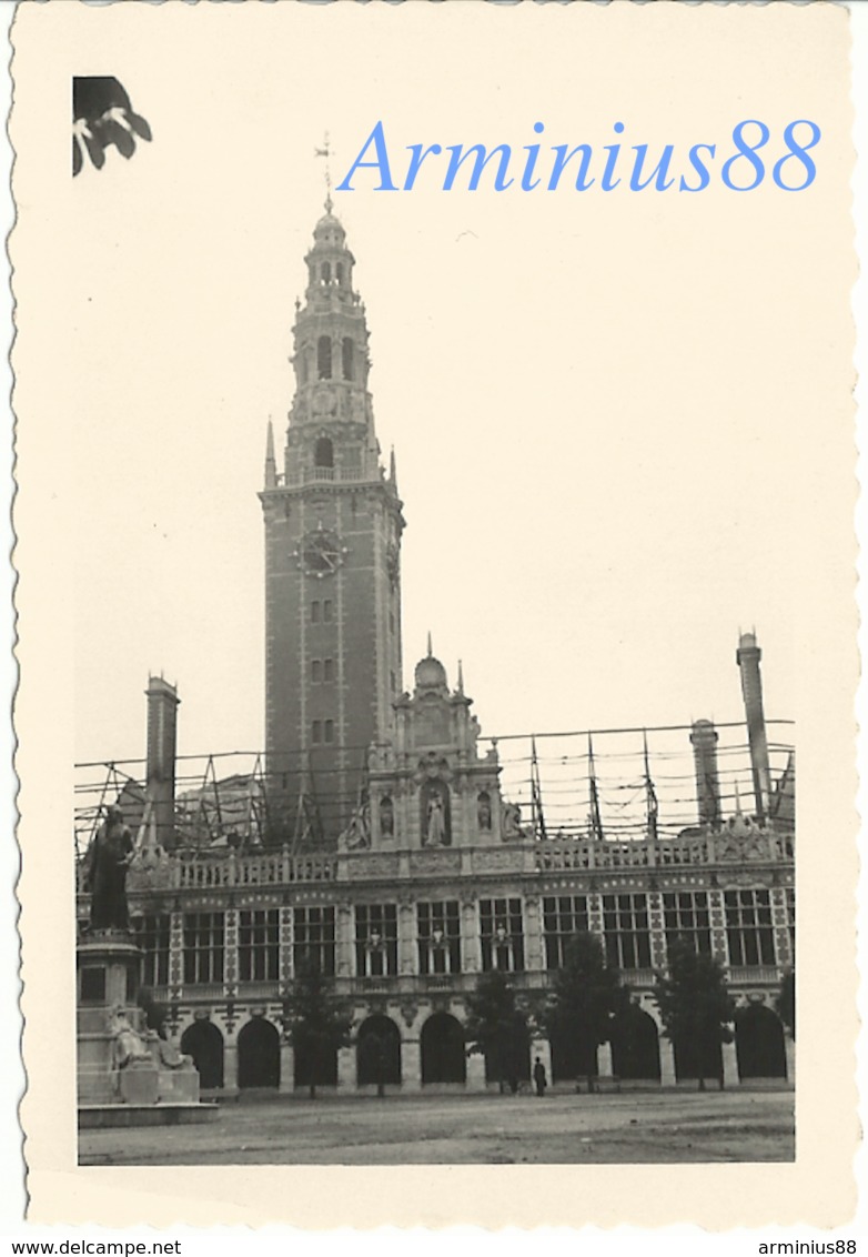 Campagne De France 1940 - Belgique - Louvain - Leuven - Bibliothèque De L'Université - Wehrmacht - Westfeldzug - War, Military