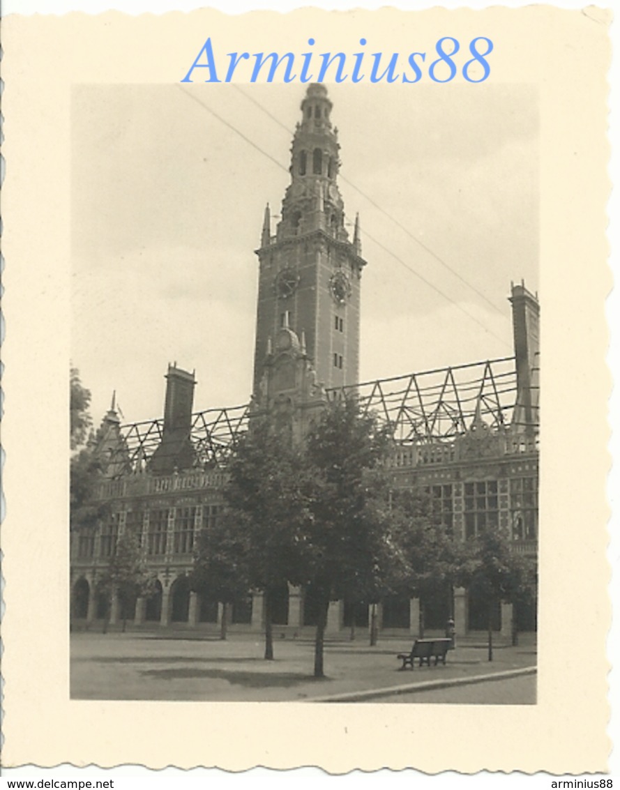 Belgique - Leuven - Louvain, Sous L'occupation Allemande - Bibliothèque De L'Université - Wehrmacht - War, Military