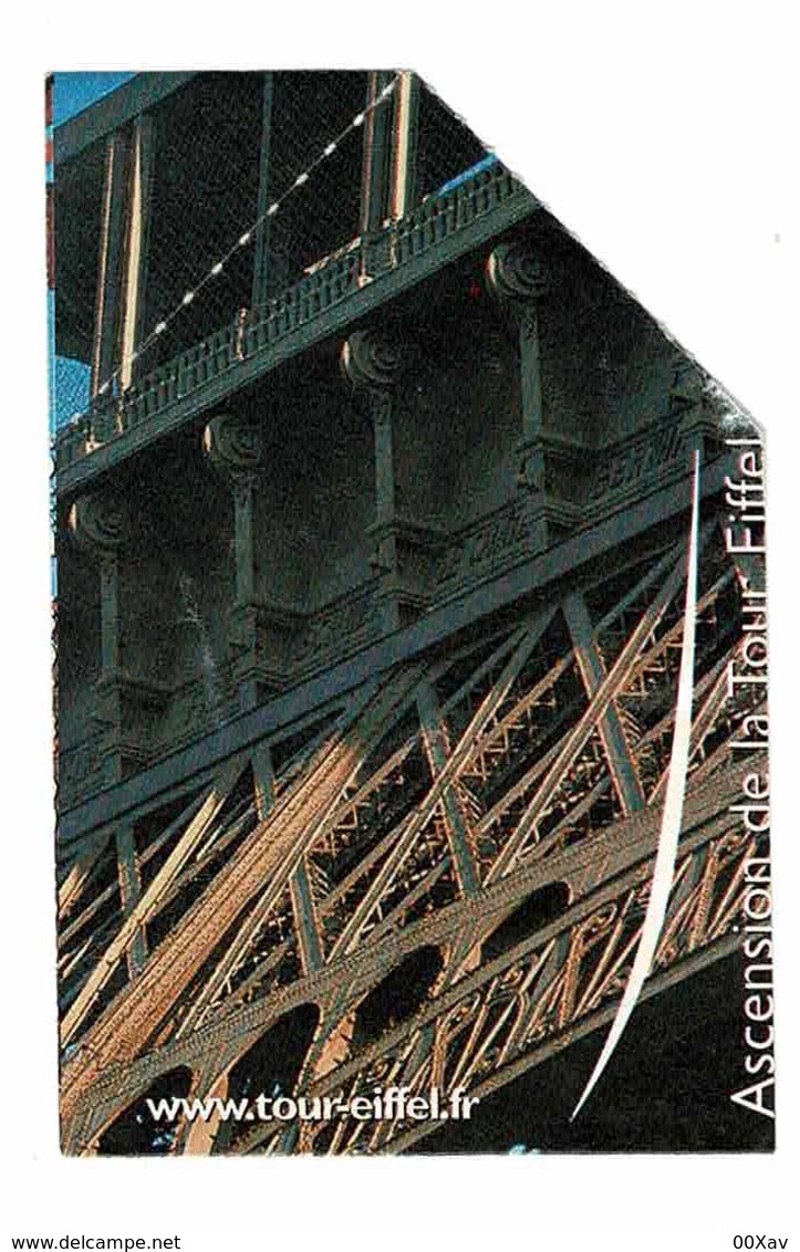 Ticket D'entrée PARIS - TOUR EIFFEL Par Ascenseur 2001 - Eintrittskarten