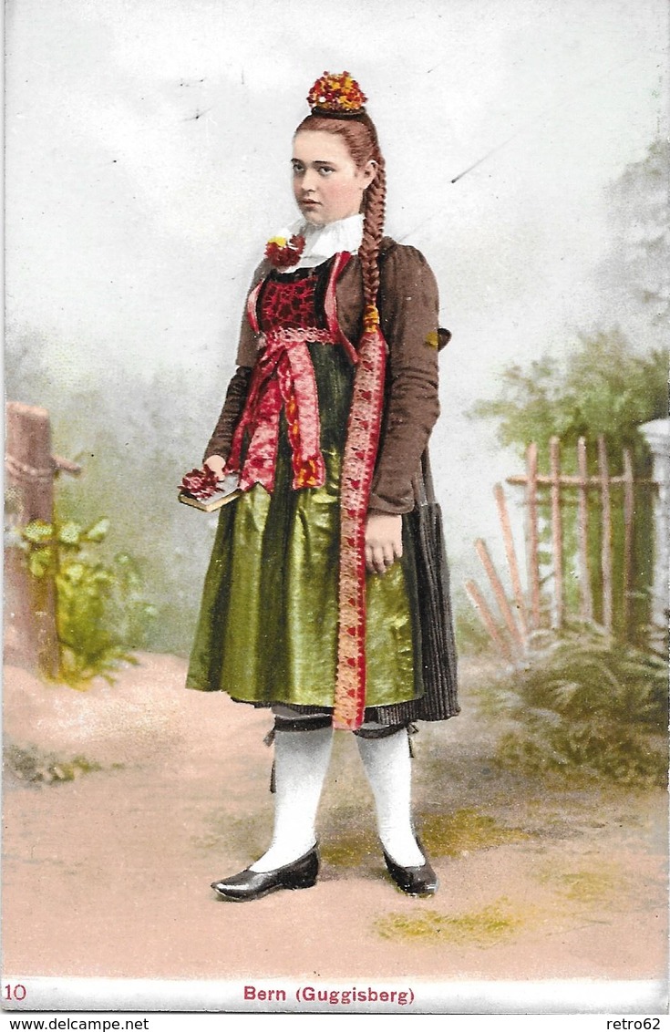 BERNER TRACHT → Guggisberger Frauentracht, Ca.1910 - Guggisberg