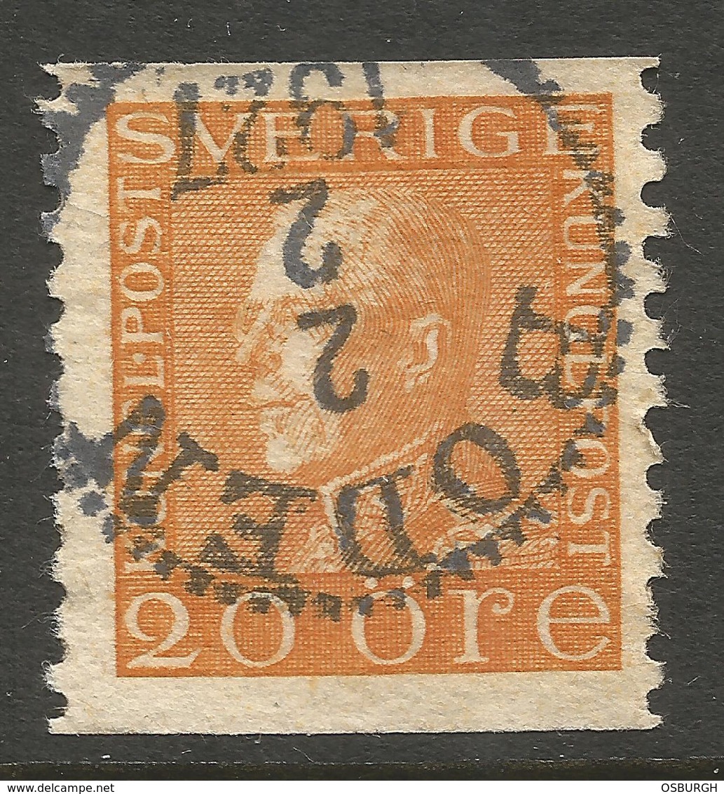 SWEDEN. 1927. 20o USED BODEN POSTMARK. - Used Stamps