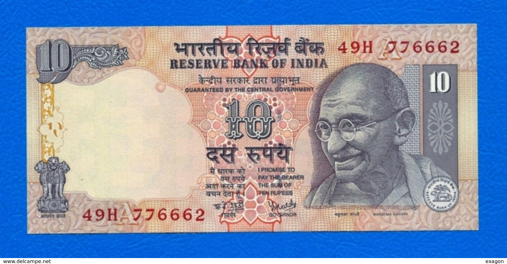 BANCONOTA   DA 10  RUPEES    INDIA  -    Anno Imprecisato - India