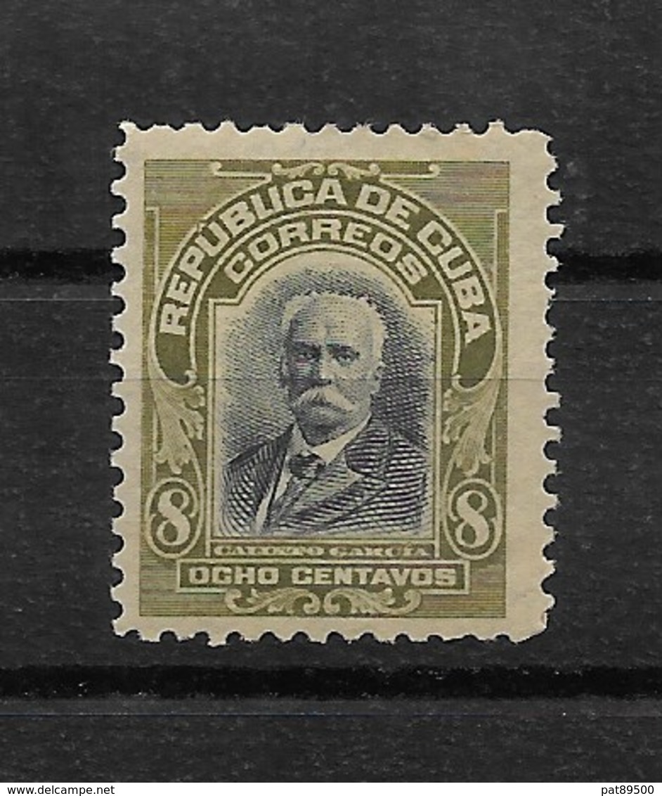 CUBA 1910 / Calixto GARCIA YT Neuf* Trace Charnière //  C* 2006 = 22.50 Euros / - Télégraphes