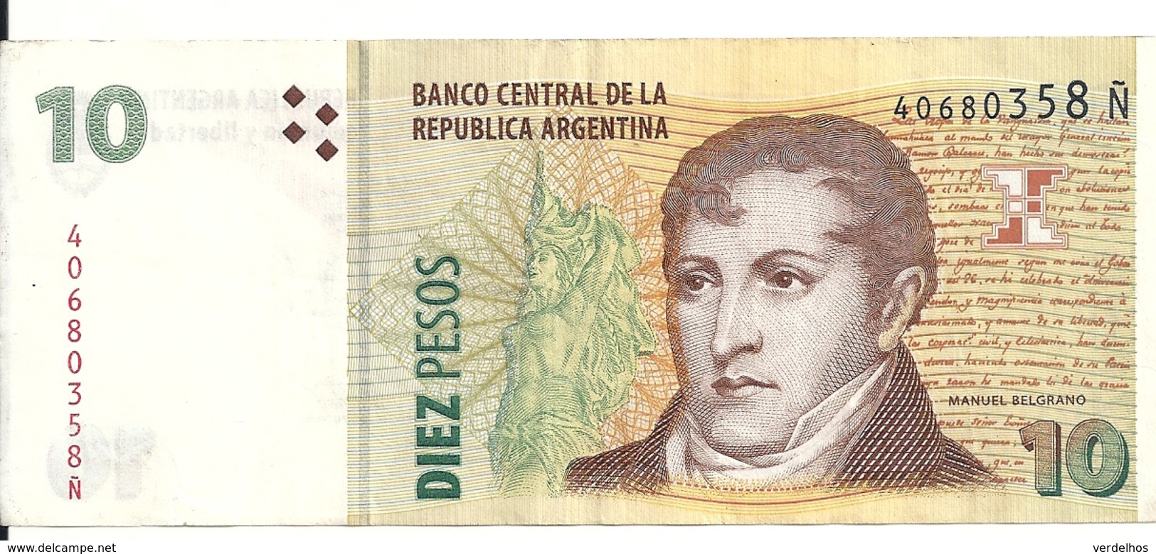 ARGENTINE 10 PESOS ND XF+ P 354 - Argentina