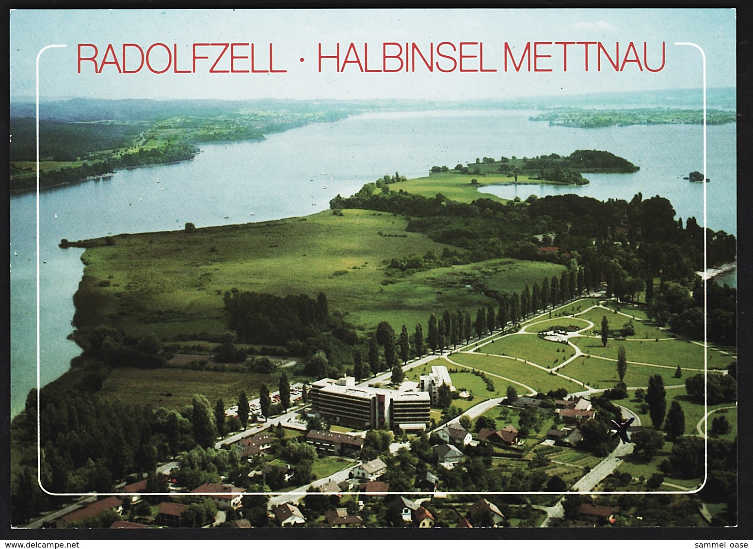 Radolfzell Am Bodensee  -  Halbinsel Mettnau  -  Luftbild  -  Ansichtskarte  Ca. 1980   (12120) - Radolfzell