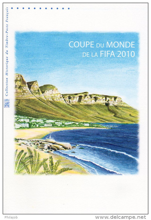 " COUPE DU MONDE DE FOOTBALL EN AFRIQUE DU SUD " Sur Doc Officiel 1°Jour De 2010 De 4 Pages. N° YT F4481. DPO - 2010 – South Africa