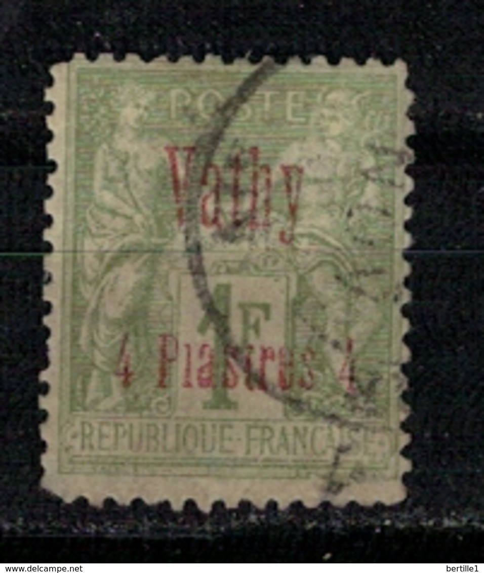 VATHY       N°  YVERT      9  ( Sans Point Sur Le I De Piastre )  OBLITERE       ( Ob   5/59 ) - Used Stamps