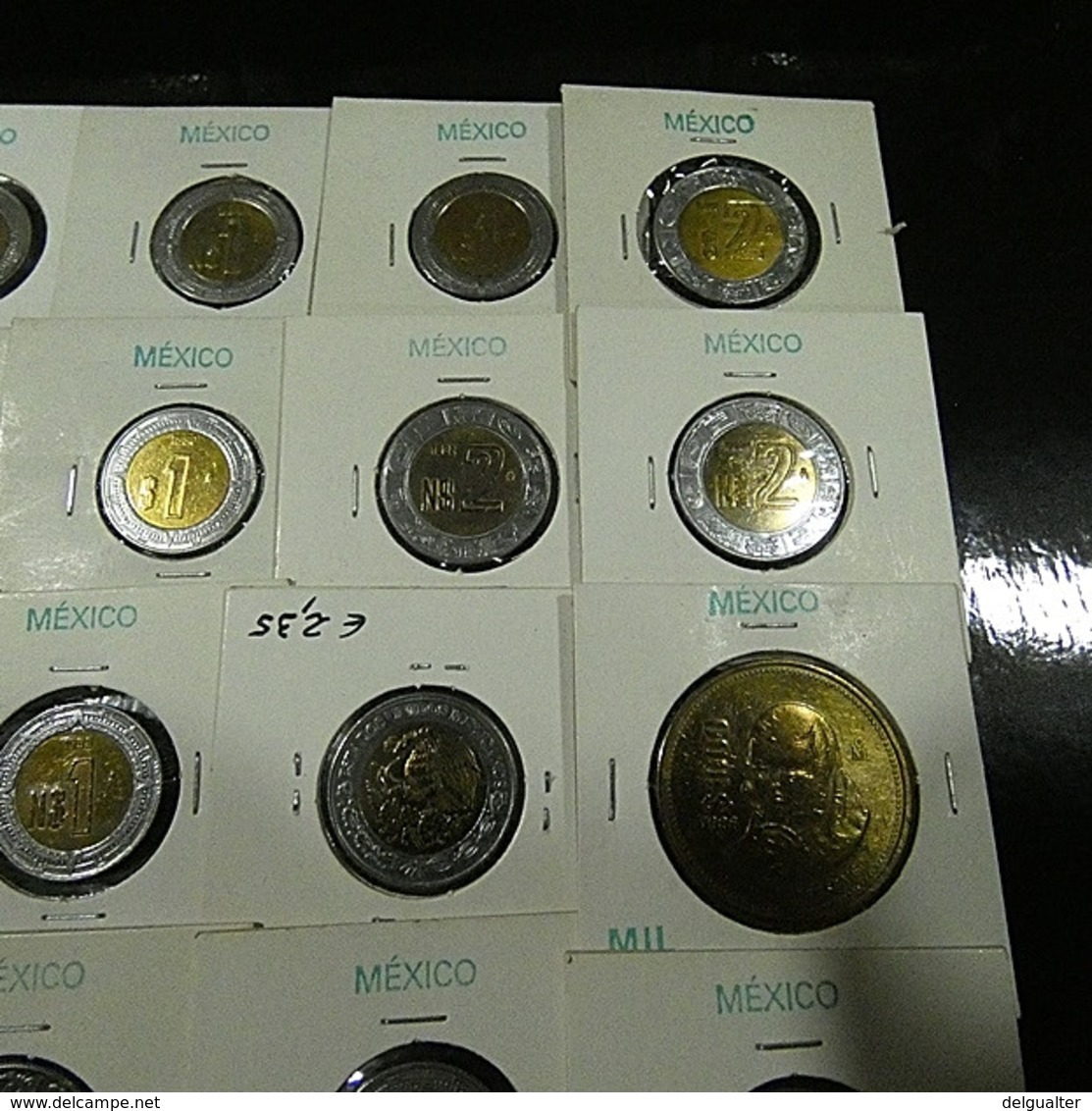 Mexico 22 Coins All Varnished - Vrac - Monnaies