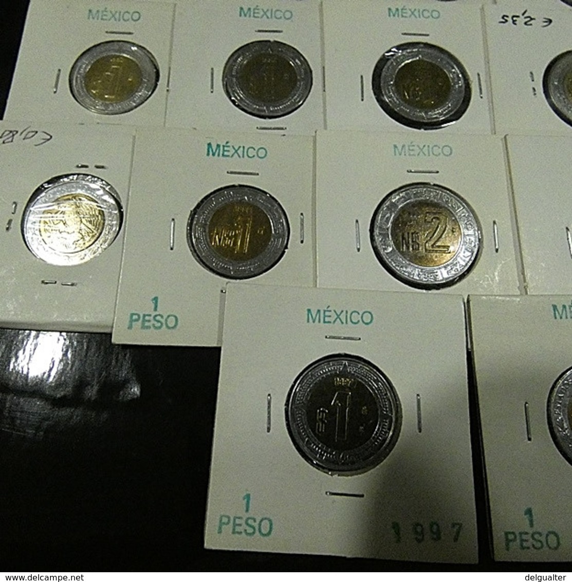 Mexico 22 Coins All Varnished - Vrac - Monnaies