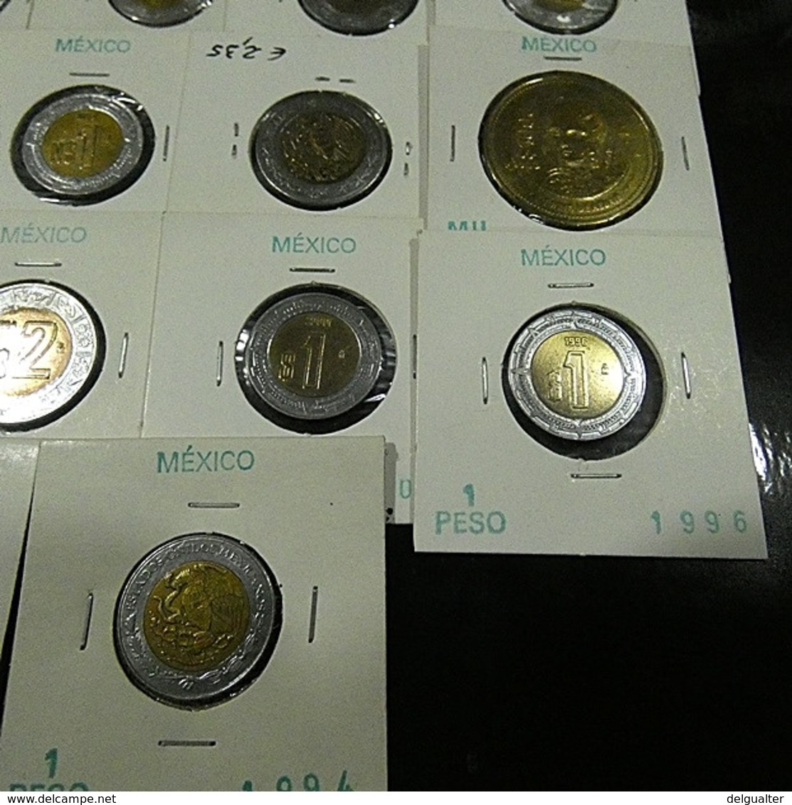 Mexico 22 Coins All Varnished - Vrac - Monnaies