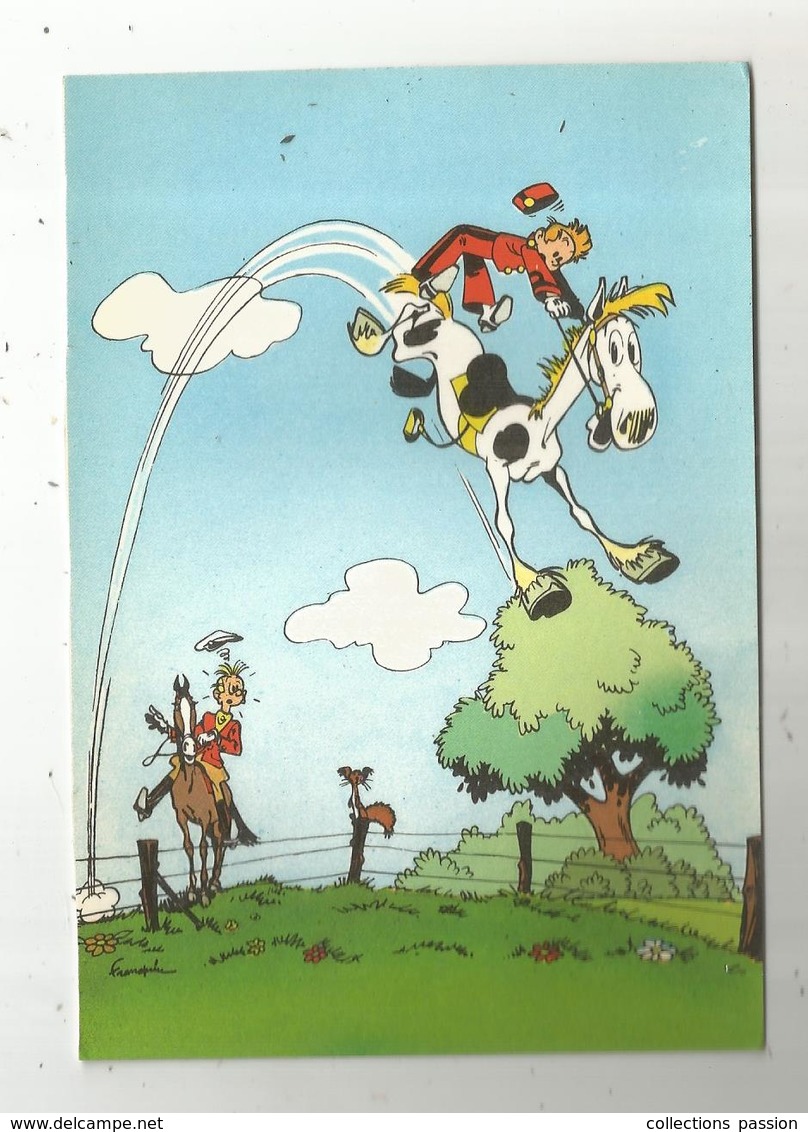 Cp ,bandes Dessinées , BD ,trésors Du Journal De SPIROU , Couverture Du 28 E Album Du Journal Par Franquin, Vierge - Comicfiguren