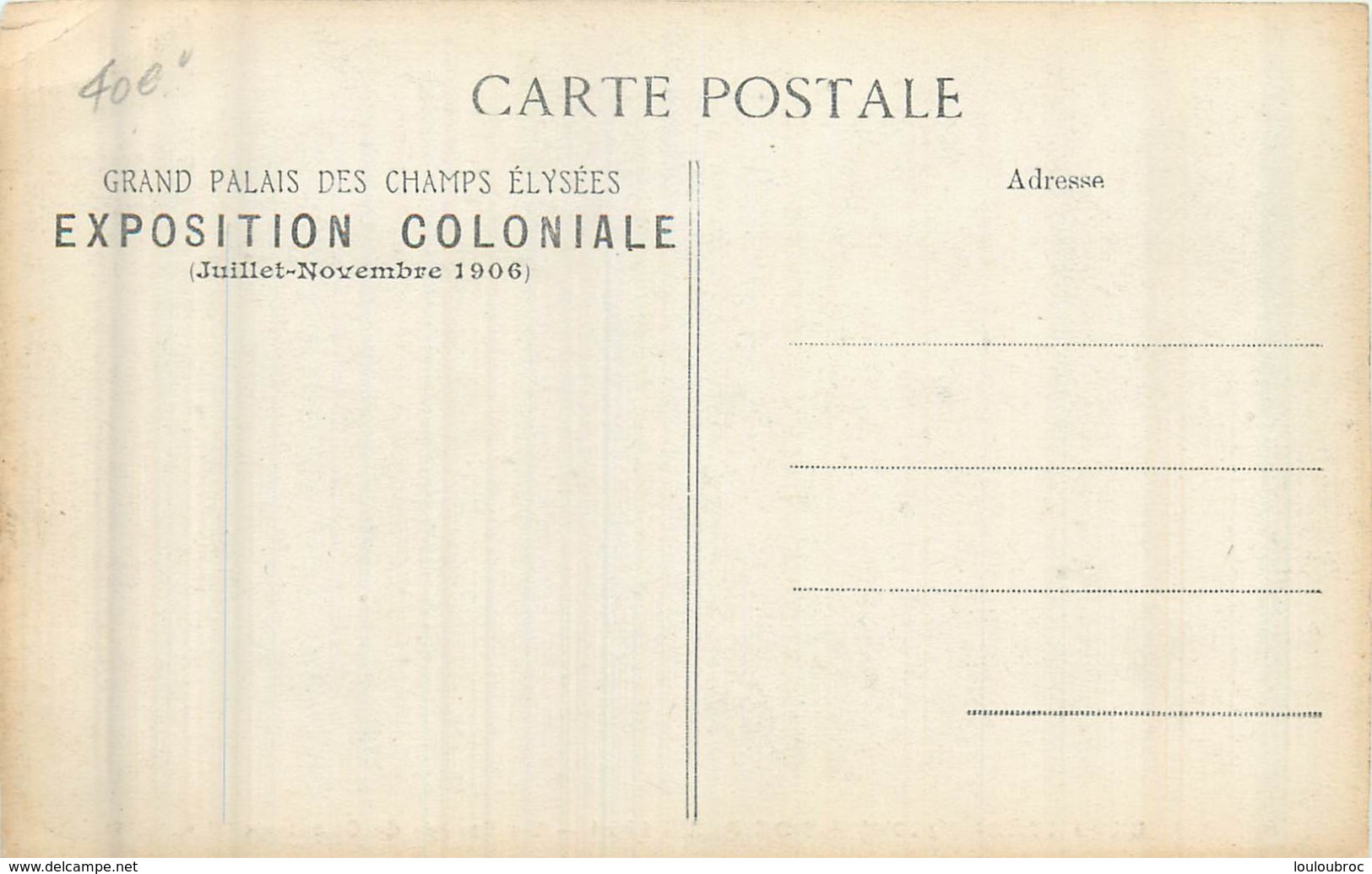 PARIS EXPOSITION COLONIALE DE PARIS 1906 UN GROUPE DE COLONIAUX - Sonstige & Ohne Zuordnung