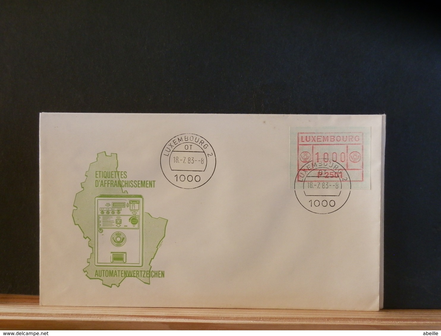 84/632 3  FDC   LUX  1983 - Vignettes D'affranchissement