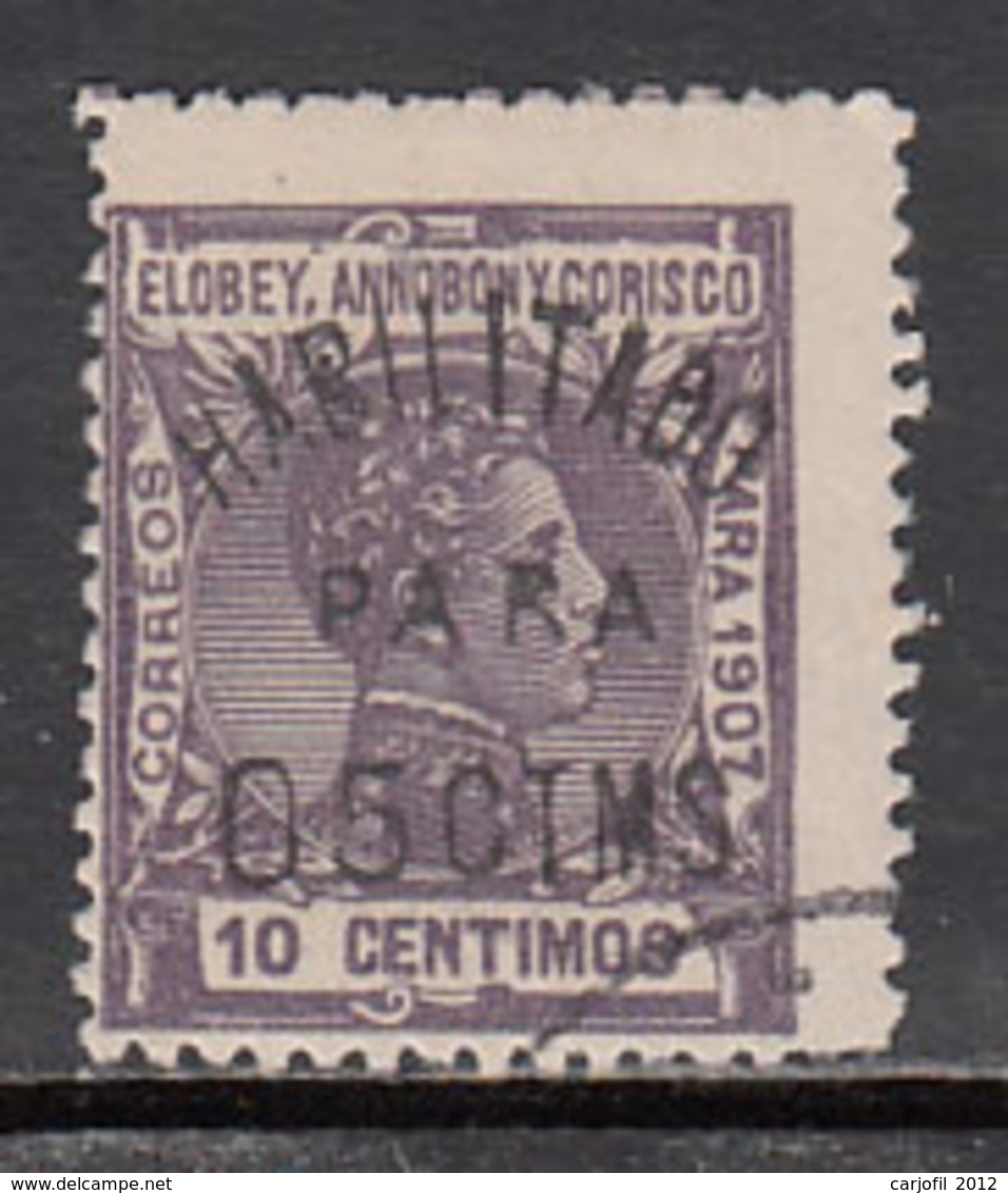 Elobey Sueltos 1908 Edifil 50E O - Elobey, Annobon & Corisco