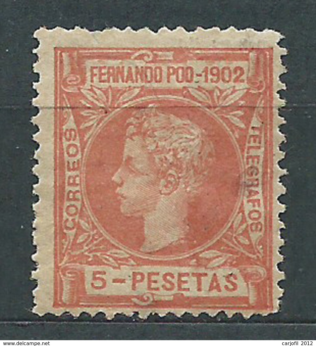 Fernando Poo Sueltos 1902 Edifil 117 * Mh - Fernando Po