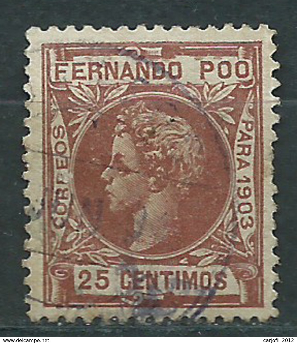 Fernando Poo Sueltos 1903 Edifil 127 O - Fernando Po