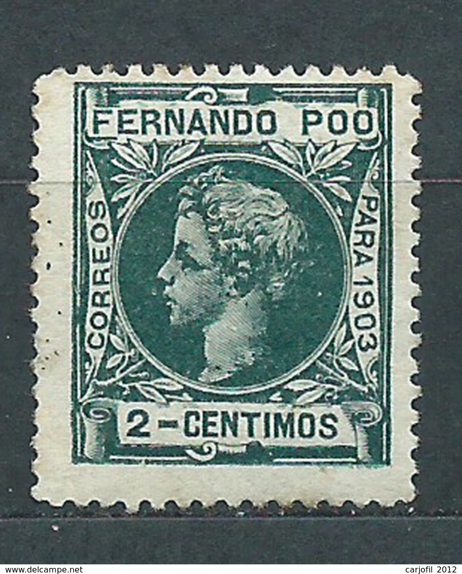 Fernando Poo Sueltos 1903 Edifil 121 ** Mnh  Bonito - Fernando Po