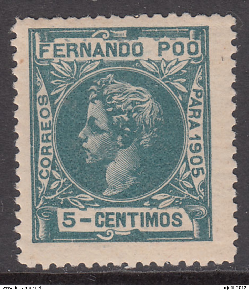 Fernando Poo Sueltos 1905 Edifil 140 ** Mnh - Fernando Po