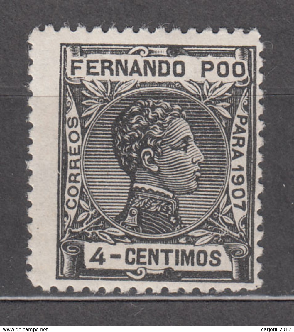 Fernando Poo Sueltos 1907 Edifil 155 ** Mnh - Fernando Po