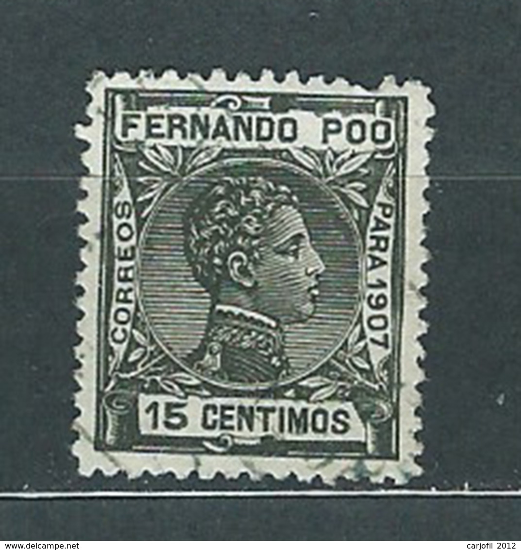 Fernando Poo Sueltos 1907 Edifil 158 O - Fernando Po